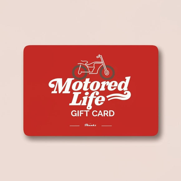 Gift Card for MotoredLife - MotoredLife