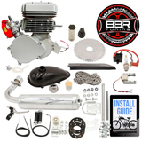 BBR Tuning BT100 V2 - 80/100cc Sleeved Cylinder 2-Stroke Motorized Bicycle Full Kit - MotoredLife