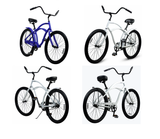 Switz Cruz 26" Beach Cruiser Bicycle - for motorized bikes - MotoredLife