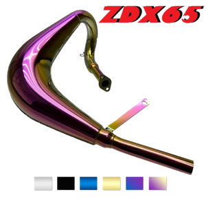 ZDX65 Expansion Chamber Performance Exhaust - For 66cc 80cc 100cc - MotoredLife