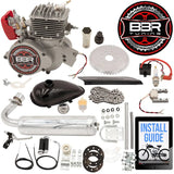 BT100 V1 - 80/100cc 2-Stroke Motorized Bicycle Kit - MotoredLife